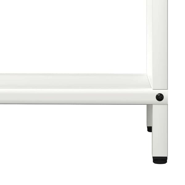 vidaXL Vedställ vit 60x25x90 cm kallvalsat stål