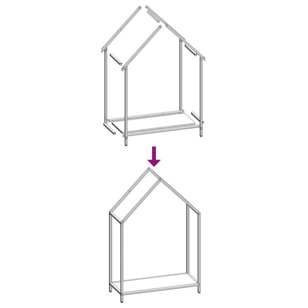vidaXL Vedställ vit 60x25x90 cm kallvalsat stål