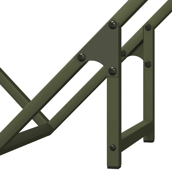 vidaXL Polttopuuteline 50x25x50 cm kylmävalssattua terästä