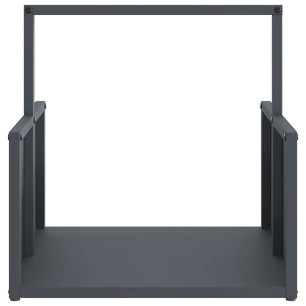 vidaXL brændestativ 40x40x40 cm koldvalset stål antracitgrå