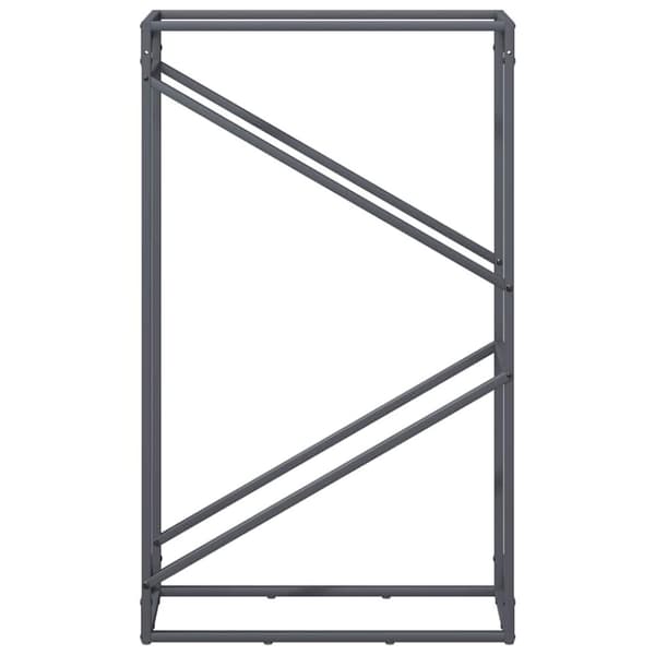 vidaXL Polttopuut antrasiitti 60x25x100 cm Kylmävalssattu teräs