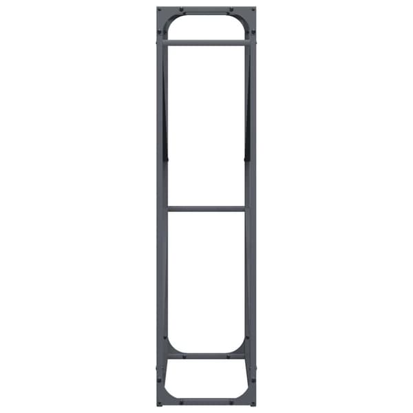 vidaXL Polttopuut antrasiitti 60x25x100 cm Kylmävalssattu teräs