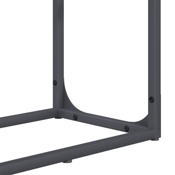 vidaXL Polttopuut antrasiitti 60x25x100 cm Kylmävalssattu teräs