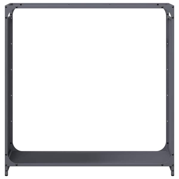 vidaXL Polttopuut Antrasiitti 90x28x90 cm Kylmävalssattu teräs