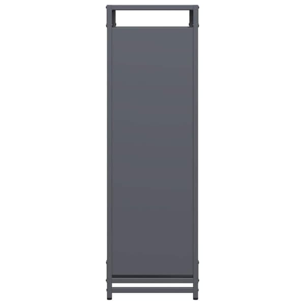 vidaXL Polttopuut Antrasiitti 90x28x90 cm Kylmävalssattu teräs