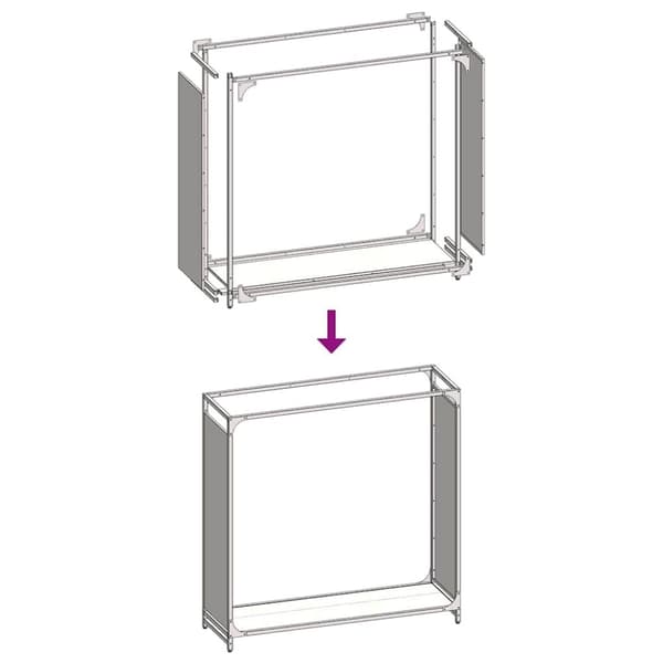 vidaXL Polttopuut Antrasiitti 90x28x90 cm Kylmävalssattu teräs
