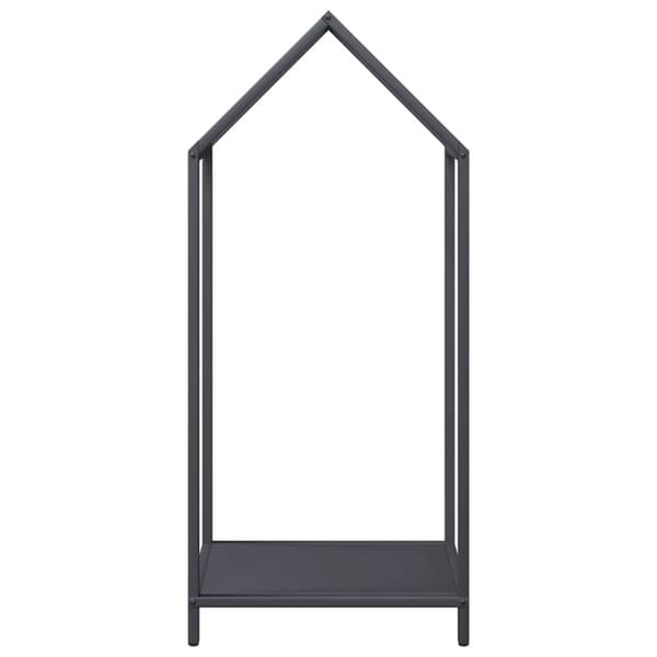 vidaXL brændestativ 40x25x90 cm koldvalset stål antracitgrå