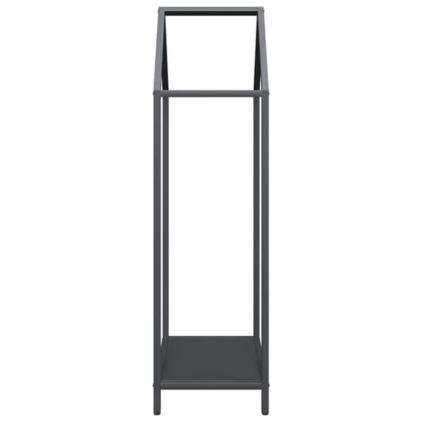 vidaXL brændestativ 40x25x90 cm koldvalset stål antracitgrå