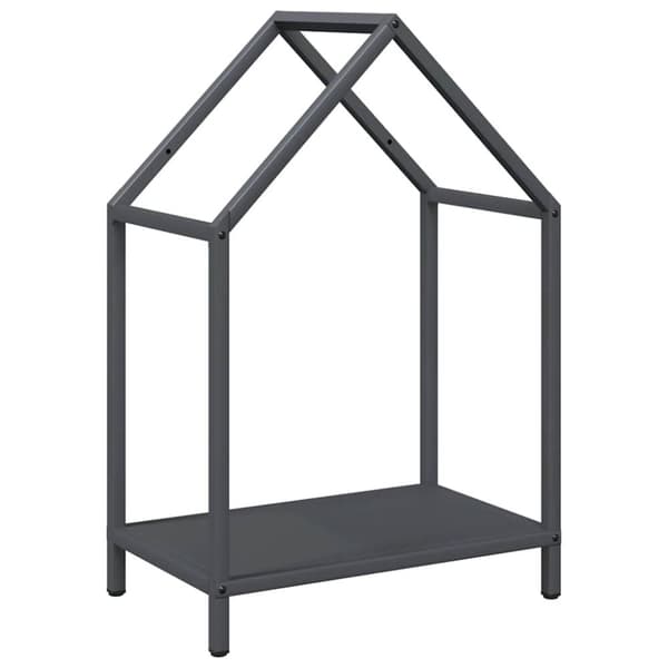 vidaXL Polttopuut antrasiitti 40x25x60 cm Kylmävalssattu teräs