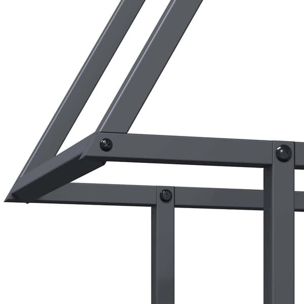 vidaXL Polttopuut antrasiitti 50x25x60 cm Kylmävalssattu teräs