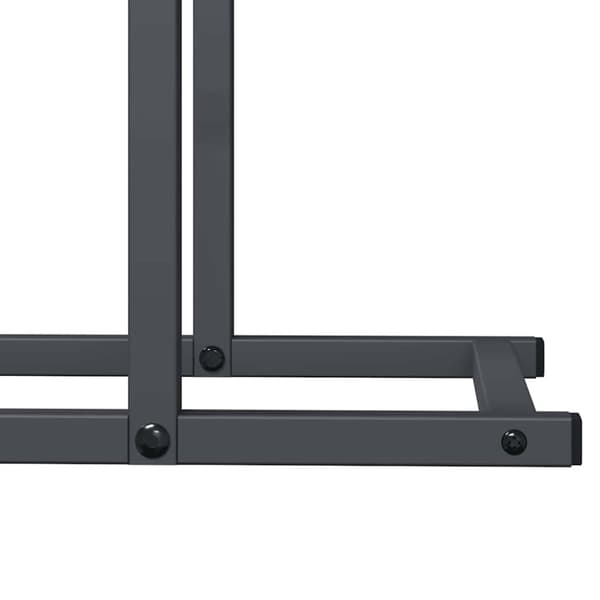 vidaXL Polttopuut antrasiitti 50x25x60 cm Kylmävalssattu teräs