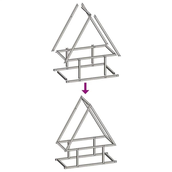 vidaXL Polttopuut antrasiitti 50x25x60 cm Kylmävalssattu teräs