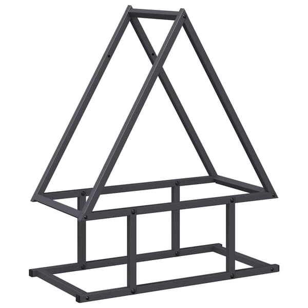 vidaXL Polttopuut antrasiitti 50x25x60 cm Kylmävalssattu teräs