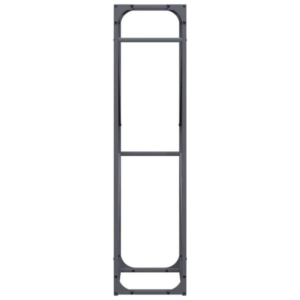 vidaXL Polttopuut antrasiitti 40x25x100 cm Kylmävalssattu teräs