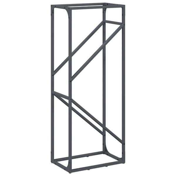 vidaXL Polttopuut antrasiitti 40x25x100 cm Kylmävalssattu teräs
