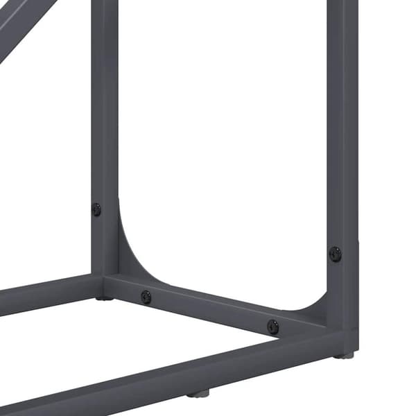 vidaXL Polttopuut antrasiitti 40x25x100 cm Kylmävalssattu teräs