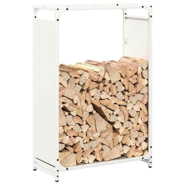 vidaXL Vedställ vit 60x28x90 cm kallvalsat stål