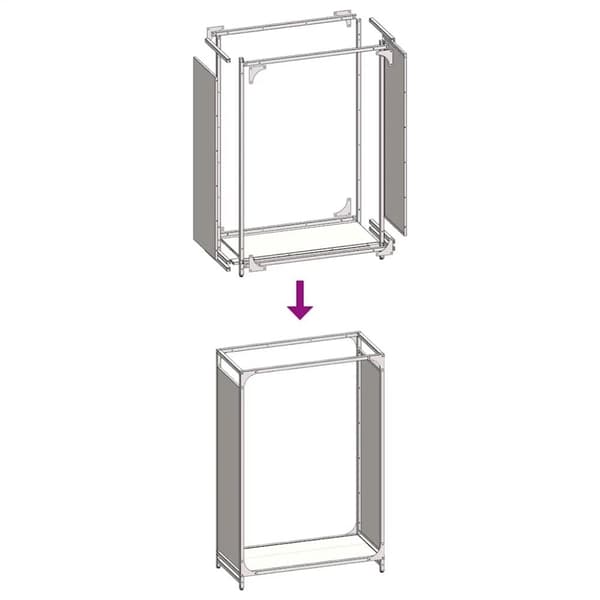 vidaXL Vedställ vit 60x28x90 cm kallvalsat stål