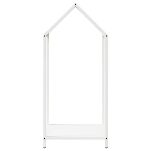 vidaXL Vedstativ svart 40x25x90 cm kaldvalset stål