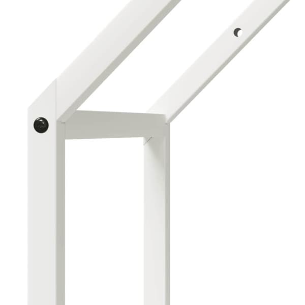 vidaXL Vedstativ svart 40x25x90 cm kaldvalset stål