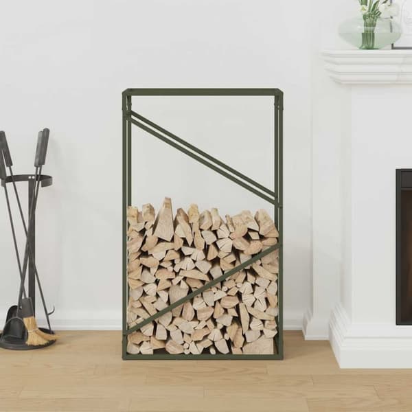 vidaXL Polttopuut 60x25x100 cm Kylmävalssattu teräs