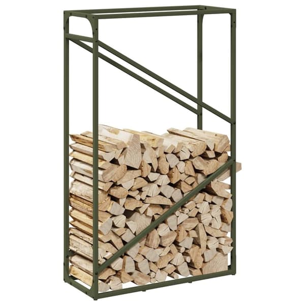 vidaXL Polttopuut 60x25x100 cm Kylmävalssattu teräs