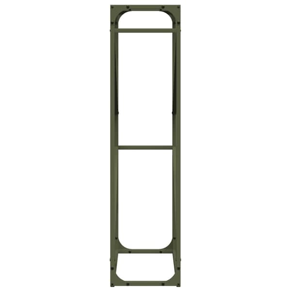 vidaXL Polttopuut 60x25x100 cm Kylmävalssattu teräs