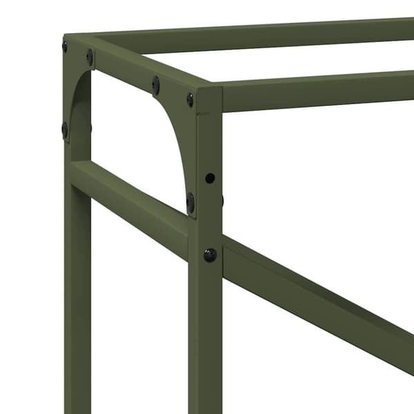 vidaXL Polttopuut 60x25x100 cm Kylmävalssattu teräs