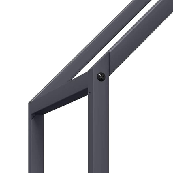 vidaXL Polttopuut antrasiitti 60x25x90 cm Kylmävalssattu teräs