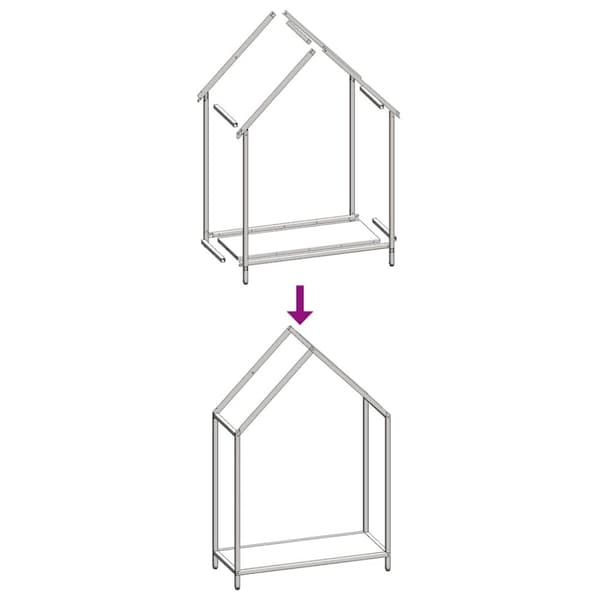 vidaXL Polttopuut antrasiitti 60x25x90 cm Kylmävalssattu teräs