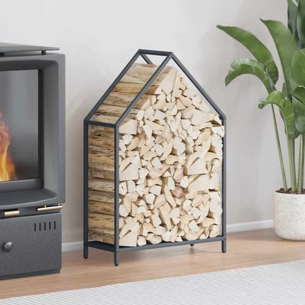vidaXL Polttopuut antrasiitti 60x25x90 cm Kylmävalssattu teräs
