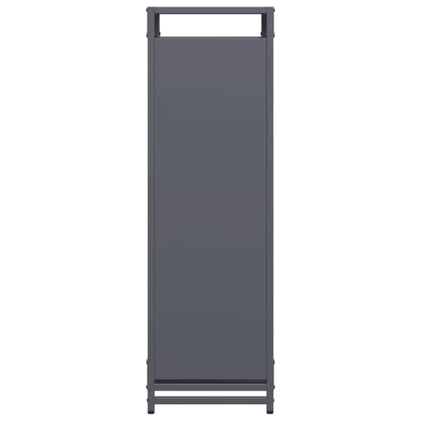 vidaXL Polttopuut Antrasiitti 60x28x90 cm Kylmävalssattu teräs