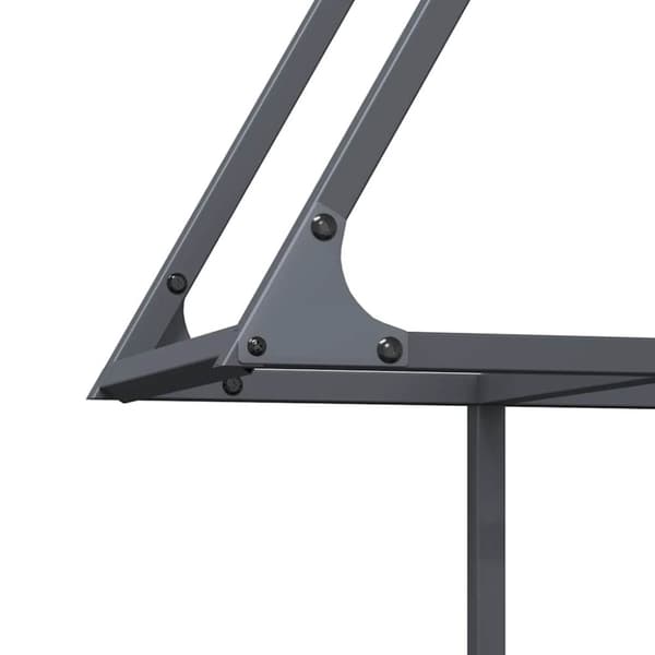 vidaXL Polttopuut antrasiitti 80x25x90 cm Kylmävalssattu teräs