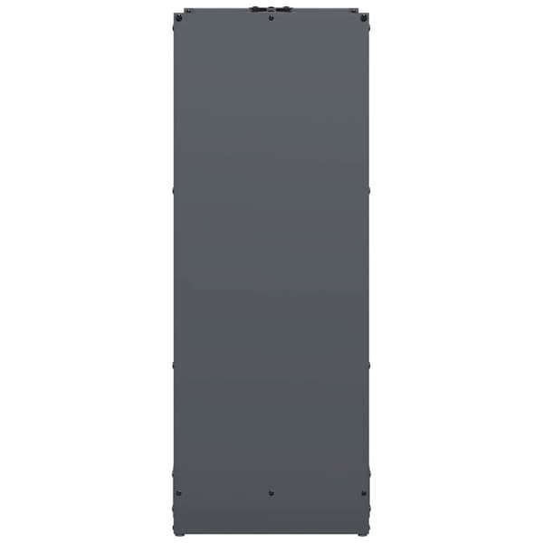 vidaXL Vedstativ antrasitt 40x30x80 cm kaldvalset stål