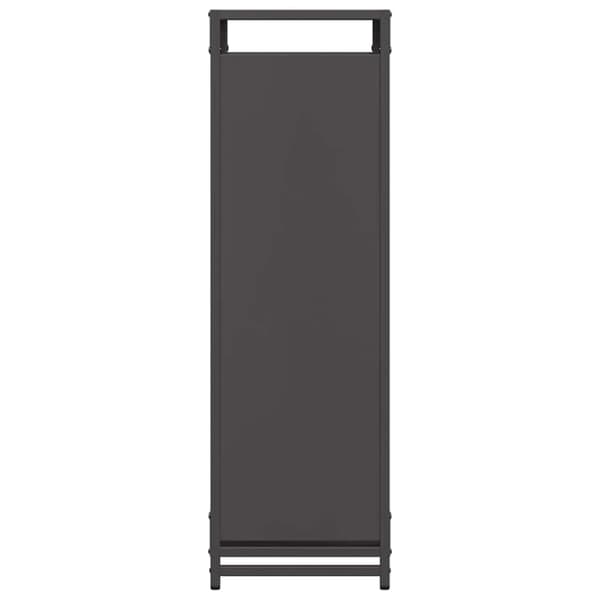 vidaXL brændestativ 90x28x90 cm koldvalset stål sort