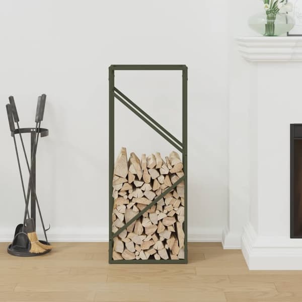 vidaXL Polttopuut 40x25x100 cm Kylmävalssattu teräs