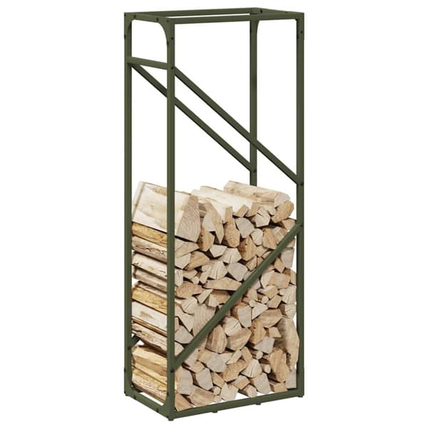 vidaXL Polttopuut 40x25x100 cm Kylmävalssattu teräs