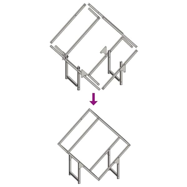 vidaXL Polttopuut Antrasiitti 60x25x60 cm Kylmävalssattu teräs
