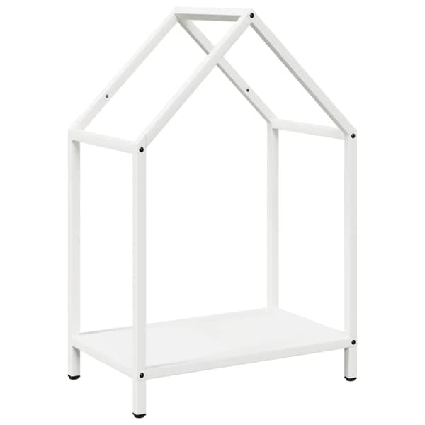 vidaXL Vedstativ svart 40x25x60 cm kaldvalset stål