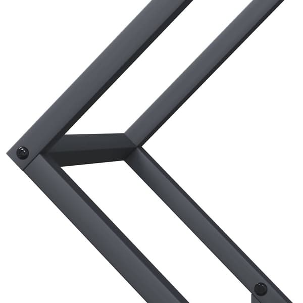 vidaXL Vedställ antracit 60x25x60 cm kallvalsat stål