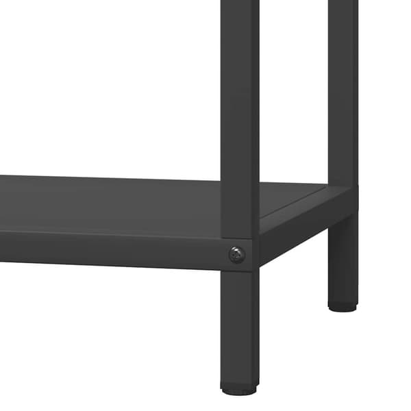 vidaXL brændestativ 40x25x90 cm koldvalset stål sort