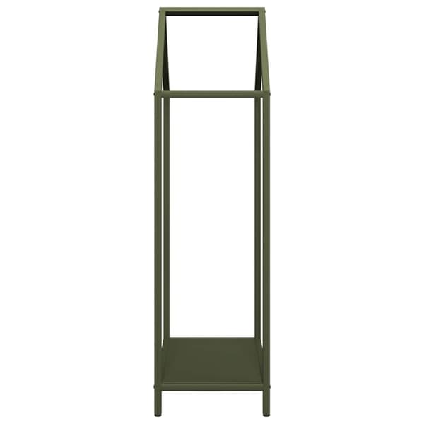 vidaXL Polttopuuteline 40x25x90 cm kylmävalssattua terästä