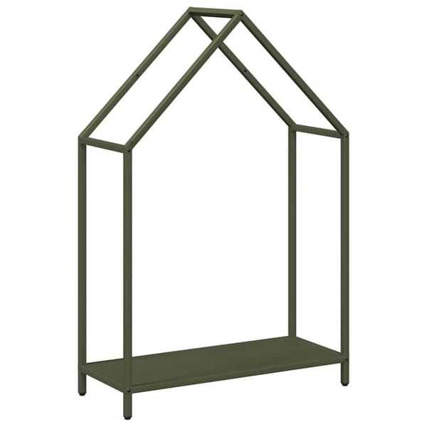 vidaXL Vedställ olivgrön 60x25x90 cm kallvalsat stål