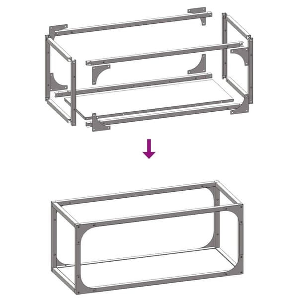 vidaXL Polttopuuteline Musta 25x25x60 cm Kylmävalssattua terästä