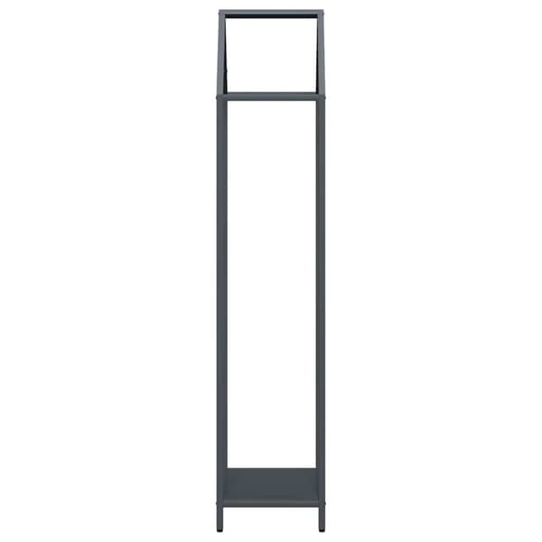 vidaXL brændestativ 40x25x120 cm koldvalset stål antracitgrå