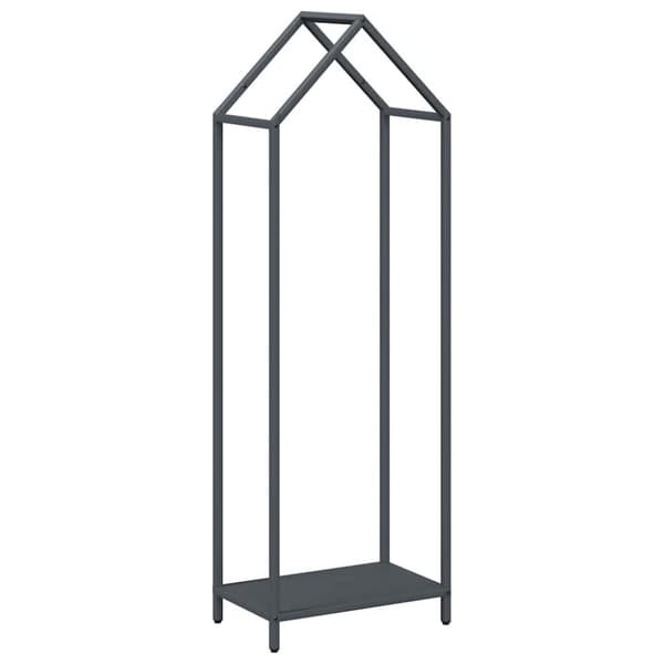 vidaXL brændestativ 40x25x120 cm koldvalset stål antracitgrå