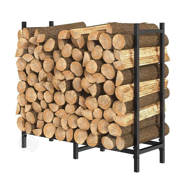 INN Vedställ 79x79x25cm hjälp för att stapla ved bygg ditt eget vedställ förvaringsställ vedskydd