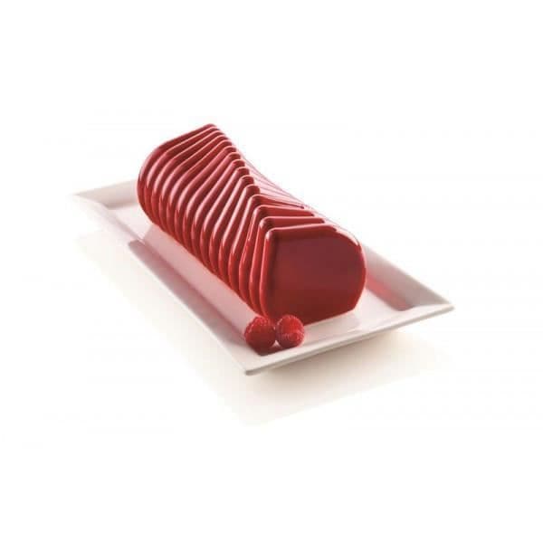 Bûcheform - SILIKOMART - Corallo - Silikon - 2 silikonmattor - Plaststöd