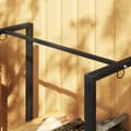 Miniatyrbillede 9 af 9: Brændeholder, 123x32x115 cm, Sort
