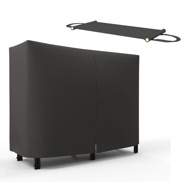 Vedställ, 120x36x99 cm, Svart